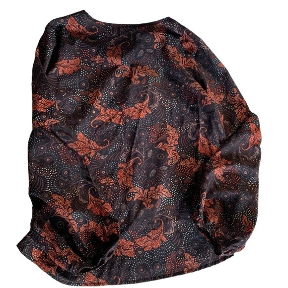 Sanctuary women's size small black paisley blouse - Picture 2 of 5